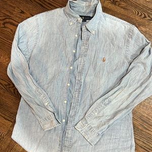 Polo Ralph Lauren - Slim Fit Chambray Button Down - Size L